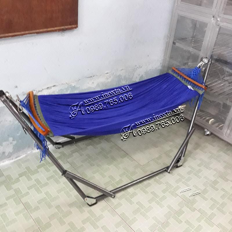 Võng lưới Ban Mai cán gỗ TE, võng dùng cho khung em bé VTEG