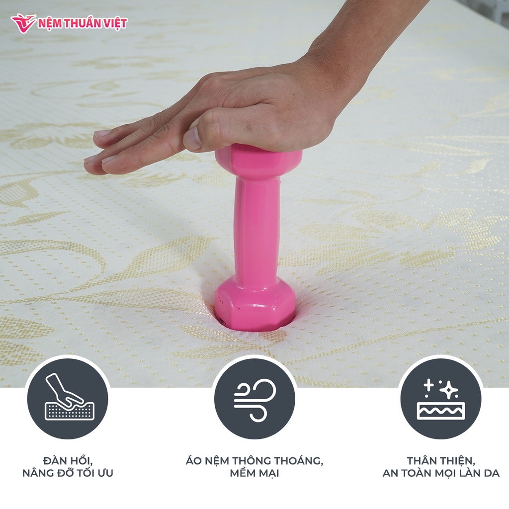 Nệm Foam Cao Cấp Thuần Việt Platinum Công Nghệ Hoa Kỳ, Kháng Khuẩn Tối Ưu