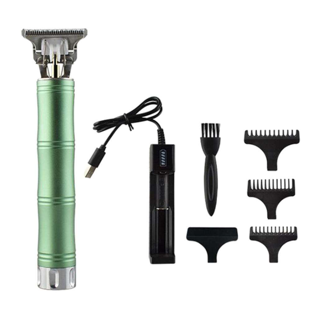 Electric Trimmer Cordless Boys Men's Hair Clipper with Charger Cape Kit Home