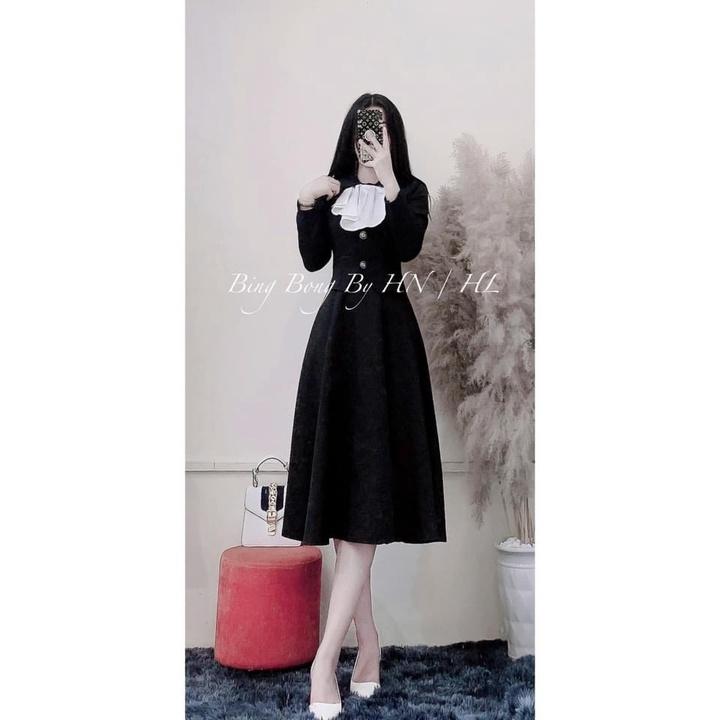 AO VEST PHỐI NƠ TRẮNG 2 MÀU