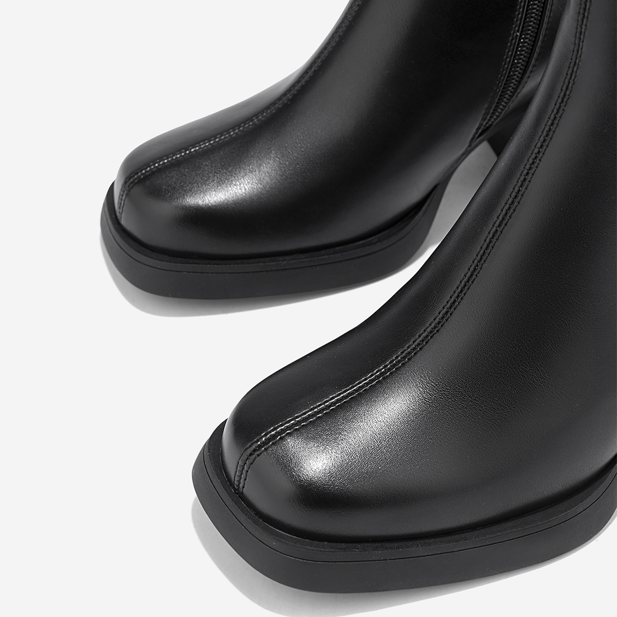 Vascara Giày Ankle Boots Mũi Vuông - BOT 0943