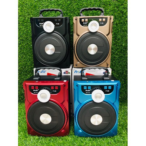 Loa kẹo kéo bluetooth karaoke p088 kèm 1 micro dây