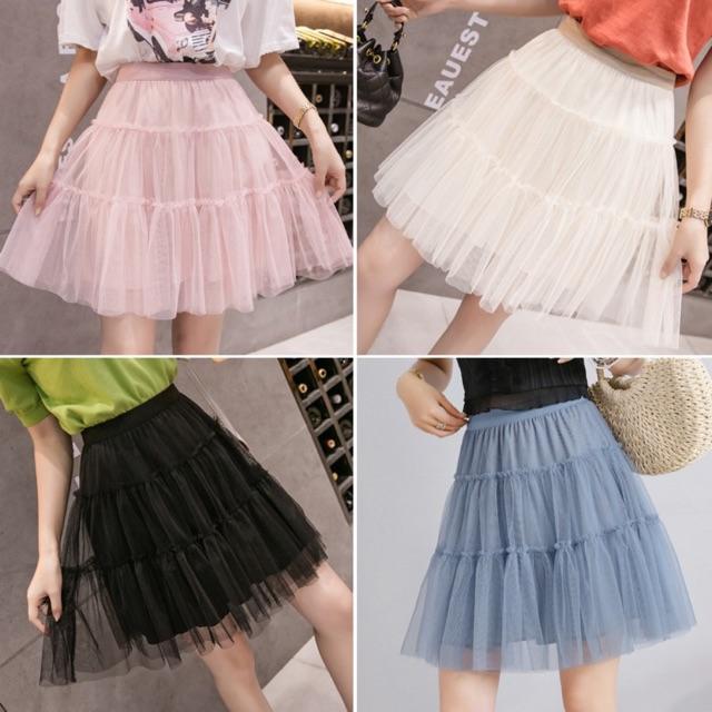 Chân váy tutu tầng ngắn 55cm Yura Store CVTT79
