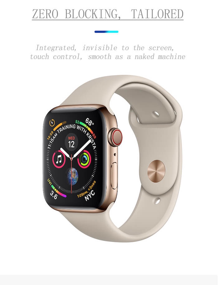 Miếng dán Cường lực Apple Watch Coteetci 4D dành cho Apple Watch (hàng chính hãng)