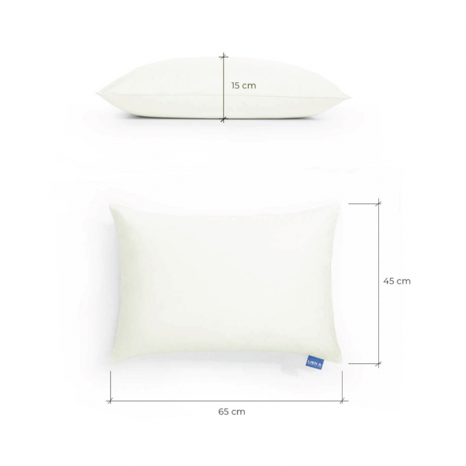 Gối Bông Tơ Tằm Liên Á MLiving Microfiber