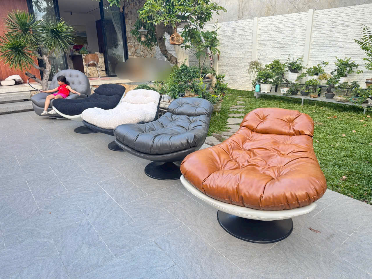Ghế thư giãn xoay 360 Juno Sofa nhiều màu lựa chọn