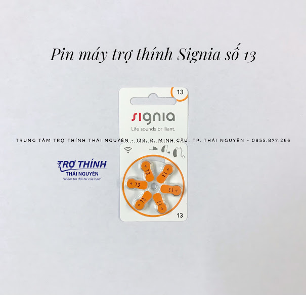 PIN MÁY TRỢ THÍNH SIGNIA SỐ 13