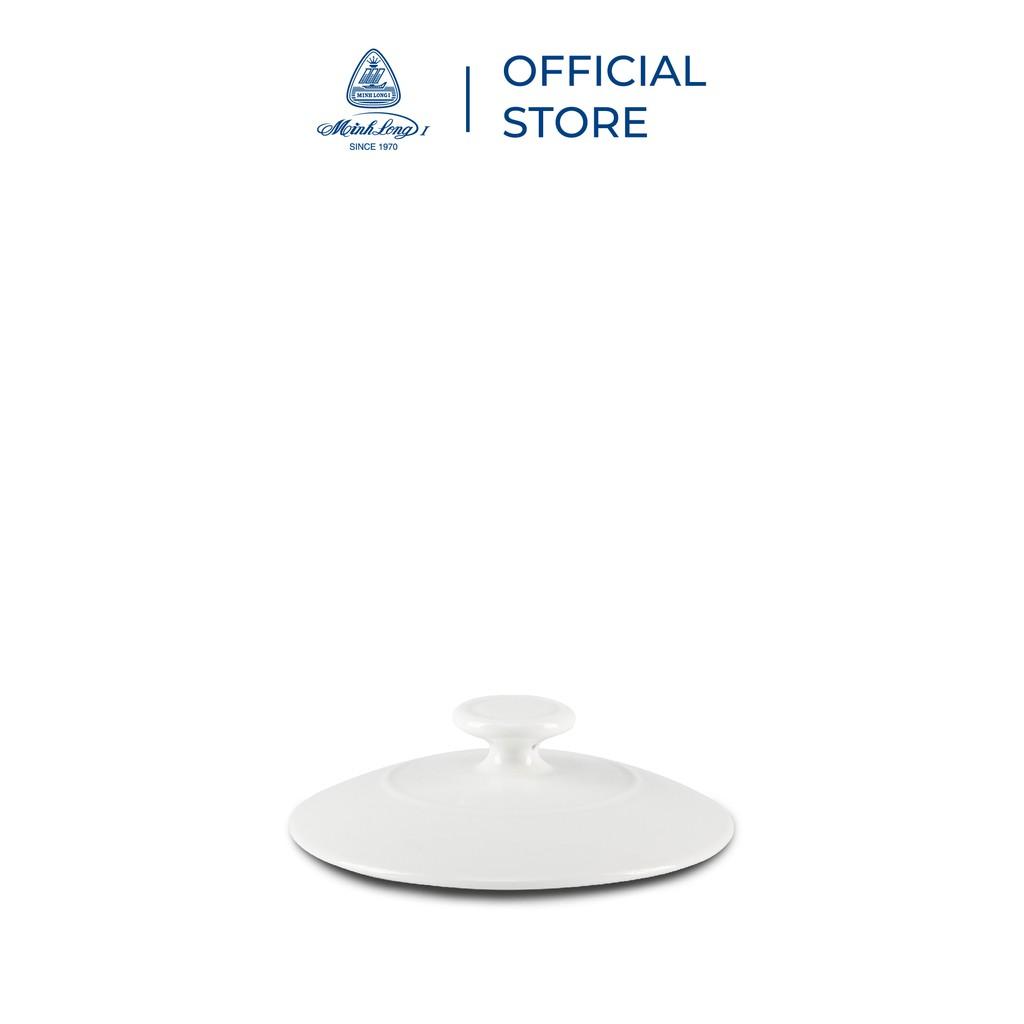 Thố cá nhân cạn Luna 0.3 L + nắp Misc Assortment Trắng Sứ cao cấp Minh Long