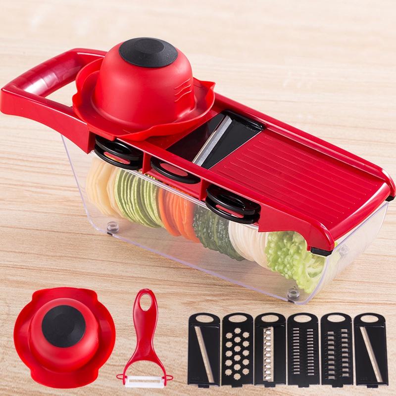 Bộ Dụng Cụ Cắt Gọt Rau Củ Quả Đa Năng 6in1 Máy Thái Rau Củ Quả Đa Năng
