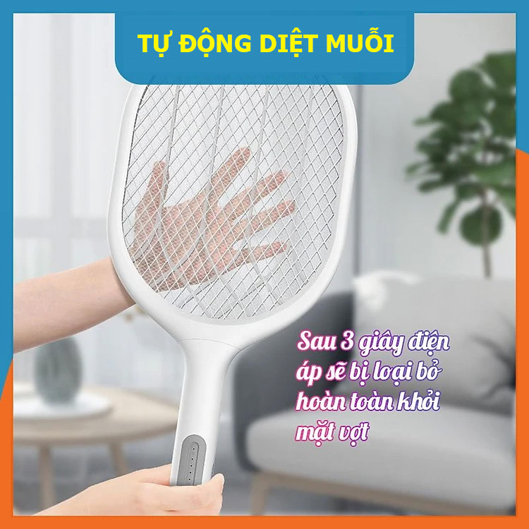 Vợt muỗi kiêm đèn bắt muỗi thông minh 2 trong 1