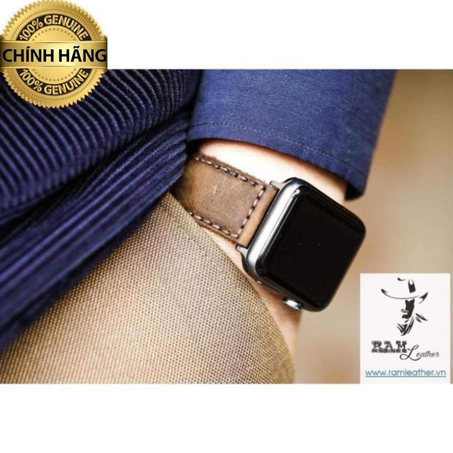 DÂY ĐỒNG HỒ DA SÁP NGỰA DÀNH CHO DÒNG APPLE WATCH – RAM BAUHAUS 1950 CHÍNH HÃNG