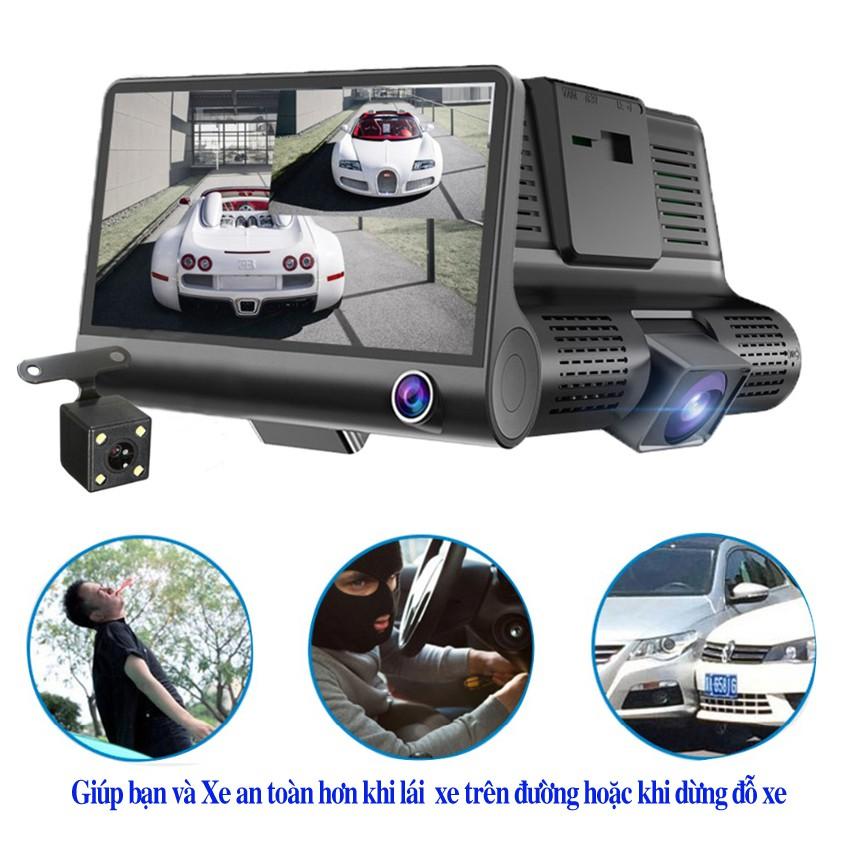 Camera Giám Sát Hành Trình Cao Cấp Tích Hợp 3 Camera