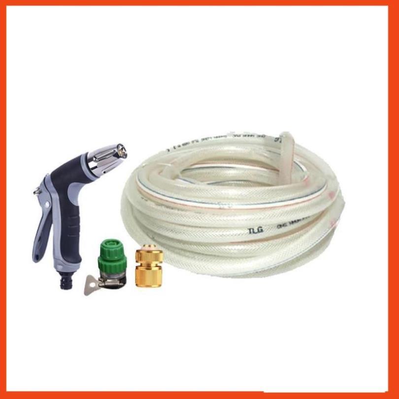 Bộ dây vòi xịt nước rửa xe,tưới cây tăng áp 3 lần 20m 206817