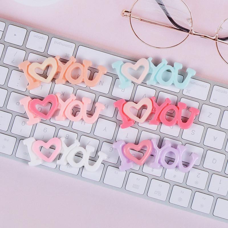 Charm siêu dễ thương hình chữ I LOVE YOU cho các bạn trang trí tiểu cảnh, terrarium, móc khóa, DIY