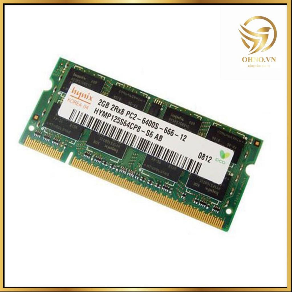 RAM Laptop Máy Tính Xách Tay Hynix 2G RAM DDR2 Bus 800 - DDR3 Bus 1333 Tốc Độ Cao Chính Hãng