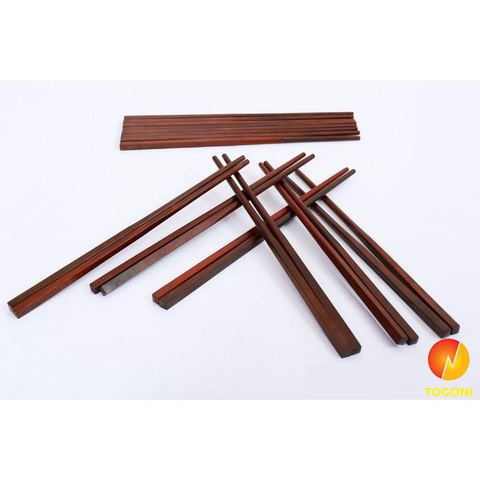 ĐŨA GỖ TRẮC ĐỎ Bộ 10 đôi KHÔNG BỊ MỐC, KHÔNG CONG VÊNH, MỐI MỌT, AN TOÀN KHI SỬ DỤNG