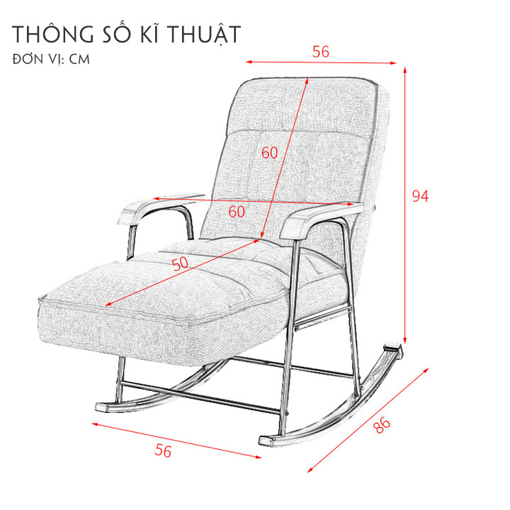 Ghế thư giãn bập bênh cao cấp - Ghế bập bênh ngả lưng thư giãn  - Ghế sofa thư giãn phòng khách,phòng ngủ - Ghế văn phòng - Ghế ngủ trưa - Giao màu ngẫu nhiên