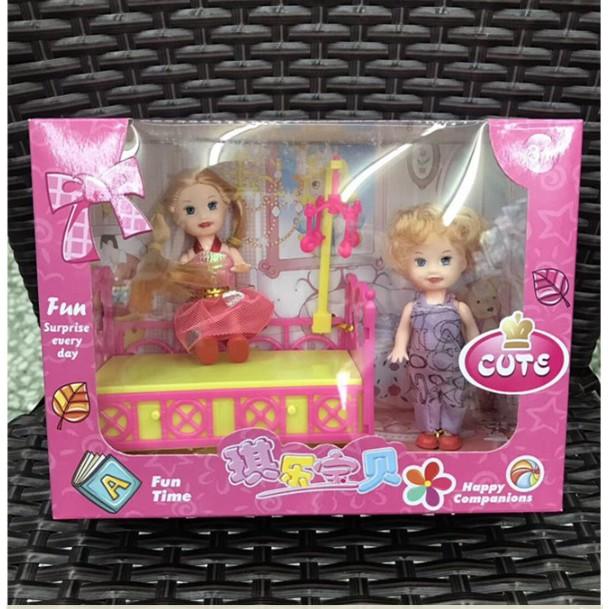 Búp Bê ChiBi Bé Trai + Bé Gái 12cm Xinh Xắn Đáng Yêu