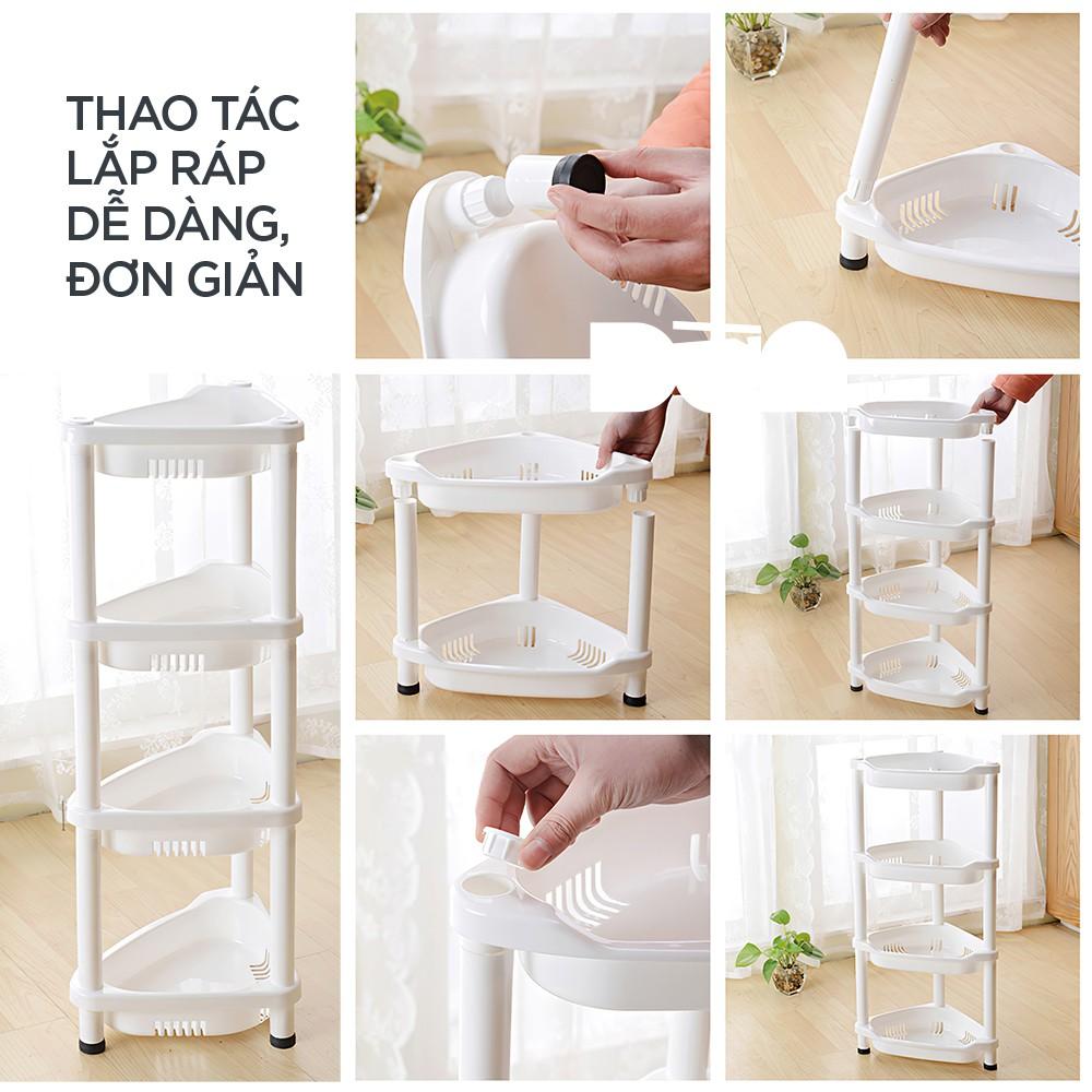 Kệ 4 tầng góc tường Tashuan - TS 7114