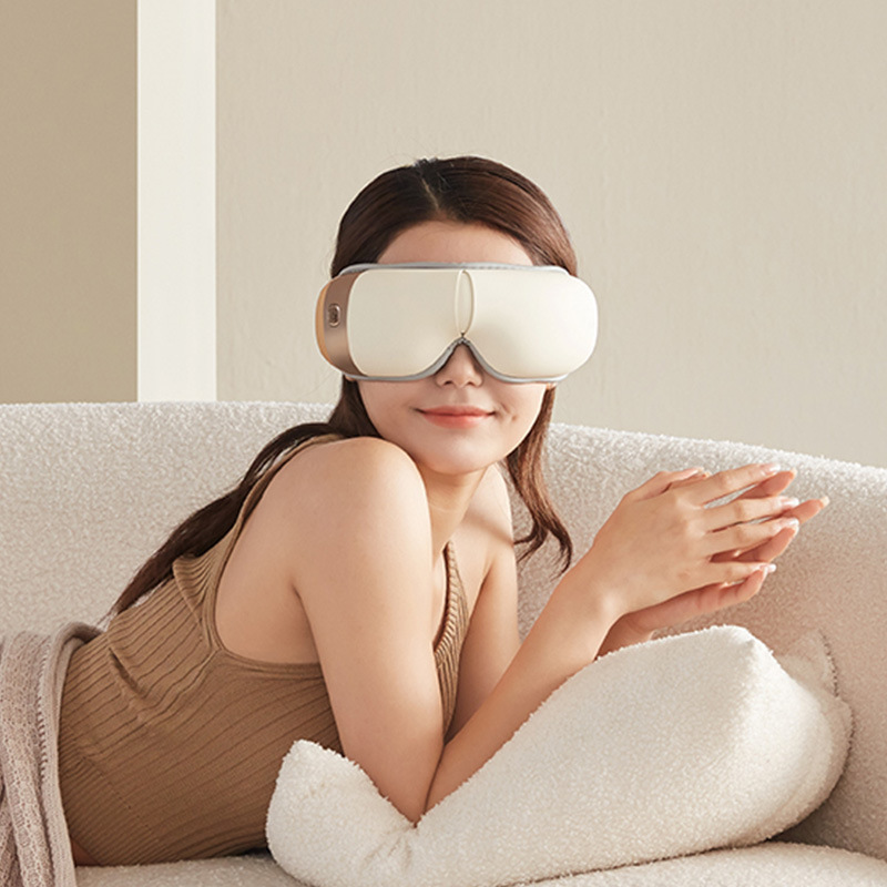 Máy Massage Mắt Bấm Huyệt 3D Xiaomi Jeeback E10 Nghe Nhạc Kết Hợp Sưởi Nhiệt Có Kết Nối App Điện Thoại - Hàng Chính Hãng