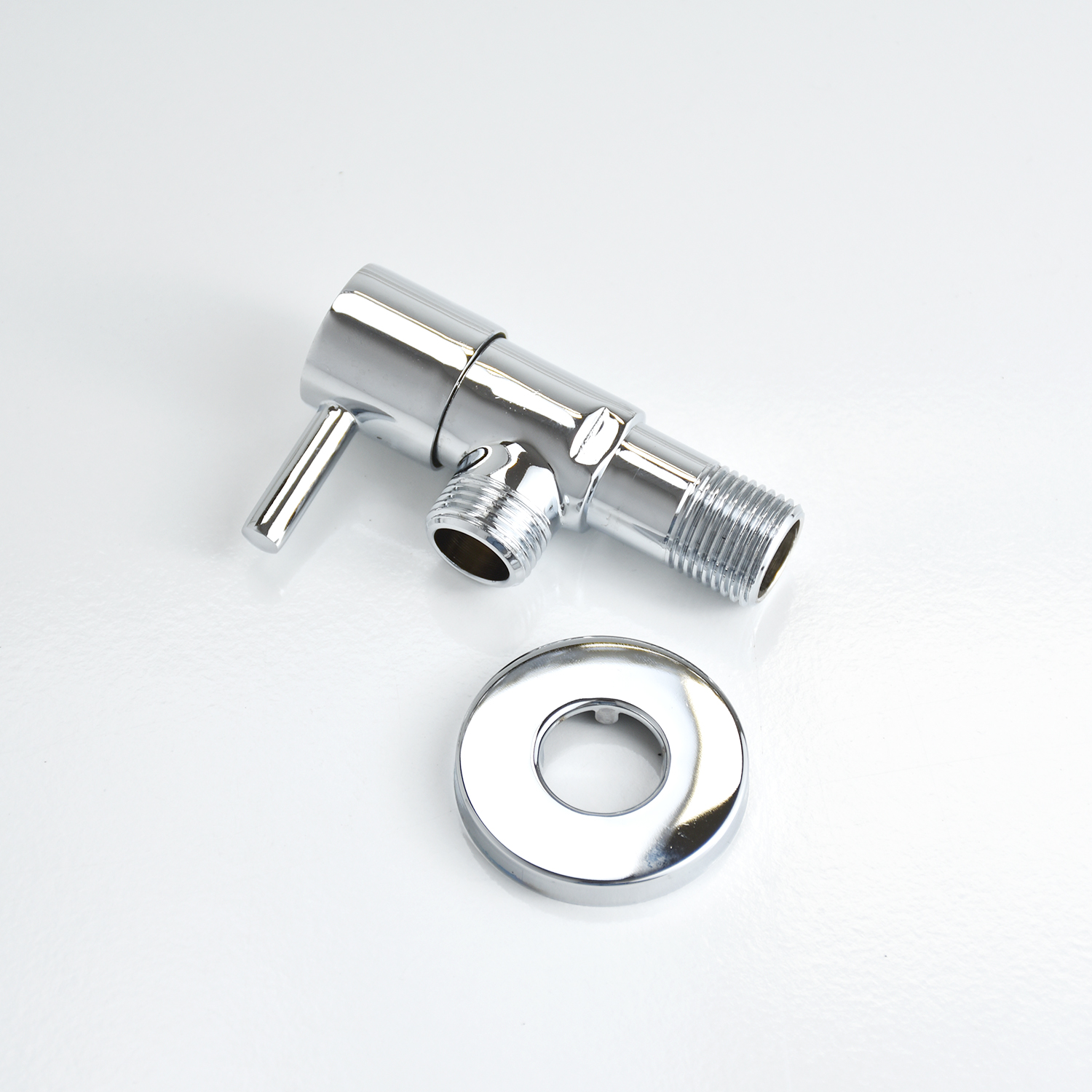 Van góc giảm áp lực nước đồng cao cấp mặt gương Hiwin JF-210