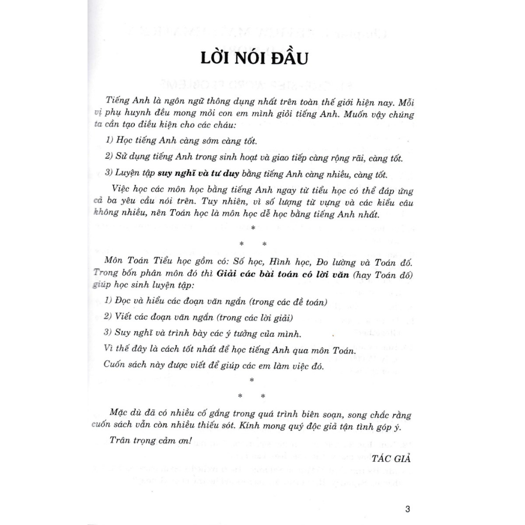 Toán Đố Lớp 4 - Word Problems Primary Maths 4