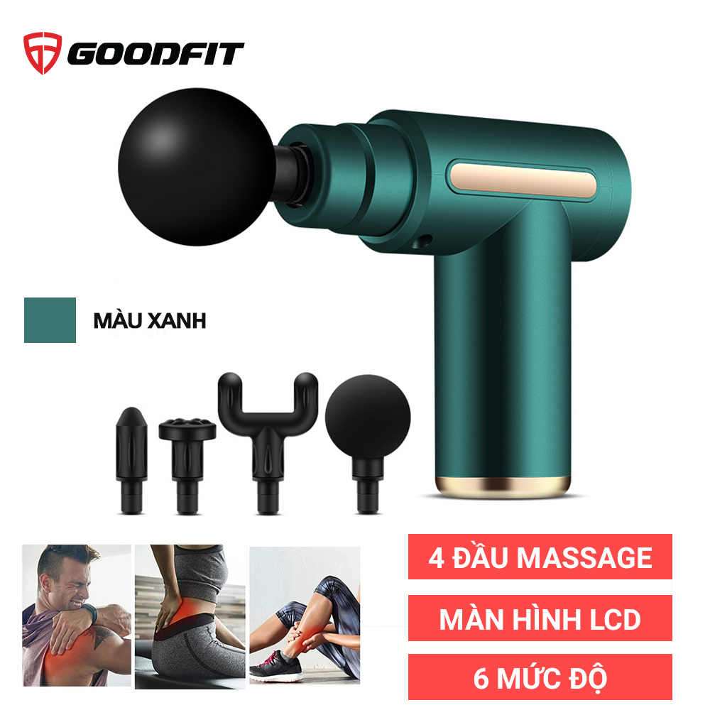 Máy mát xa cầm tay mini Massage Gun GoodFit GF212MG