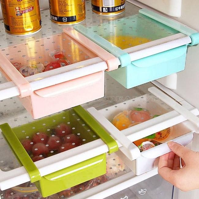 Khay kệ nhựa để đồ trong tủ lạnh giúp tiết kiệm diện tích