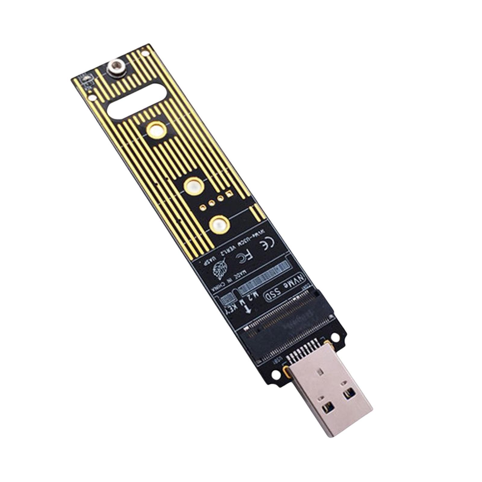 M.2 to USB 3.1 Adapter External Solid State Drive Adapter Parts 10Gbps