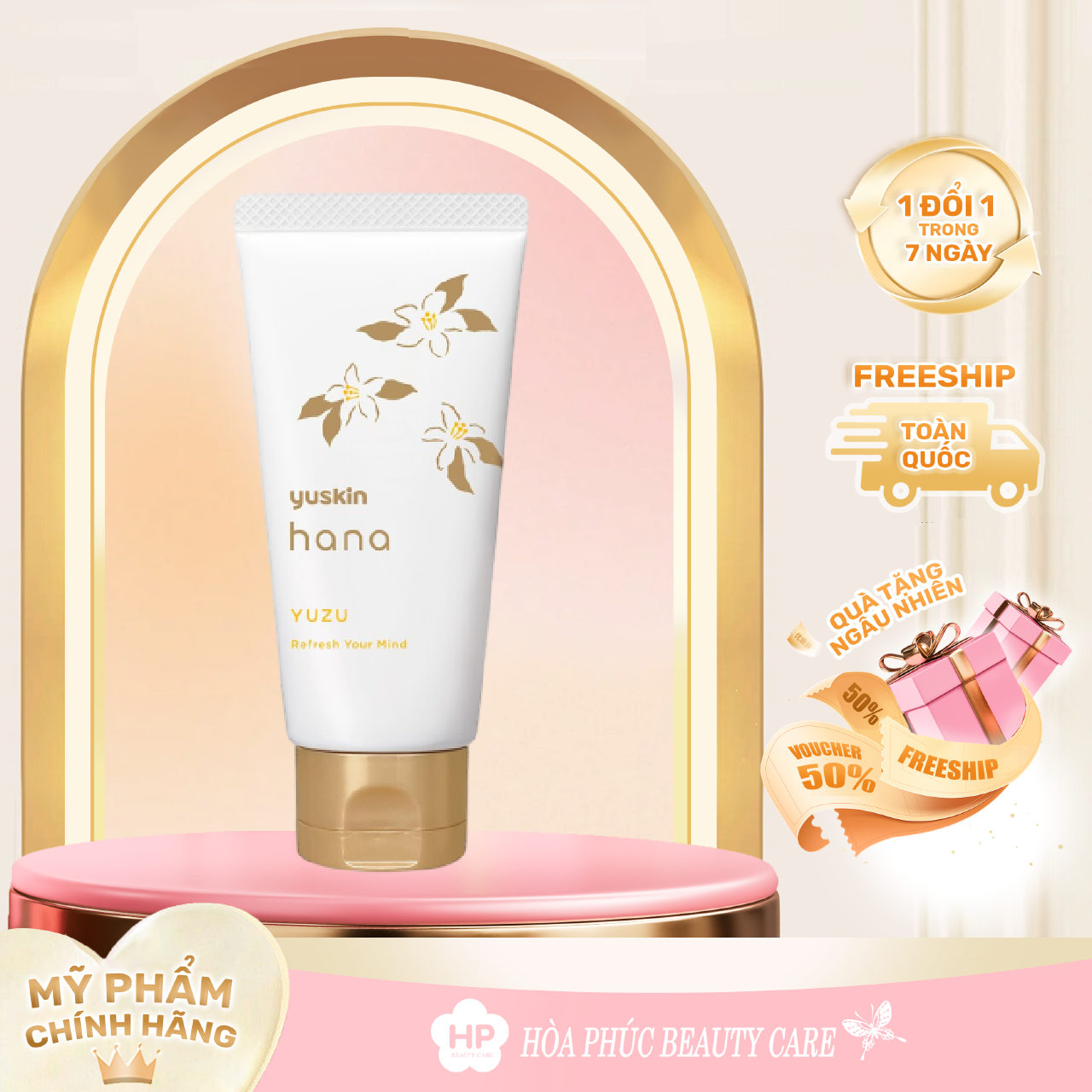 Kem Dưỡng Da Tay Hương Yuzu Yuskin Hana Yuzu (Tuýp 50G)
