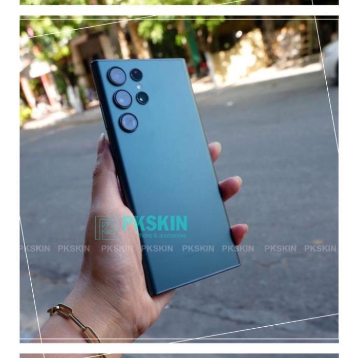 Miếng dán skin ppf trong dành cho samsung S22 ultra, s22 plus full lưng viền và màn hình ppf thủy lực