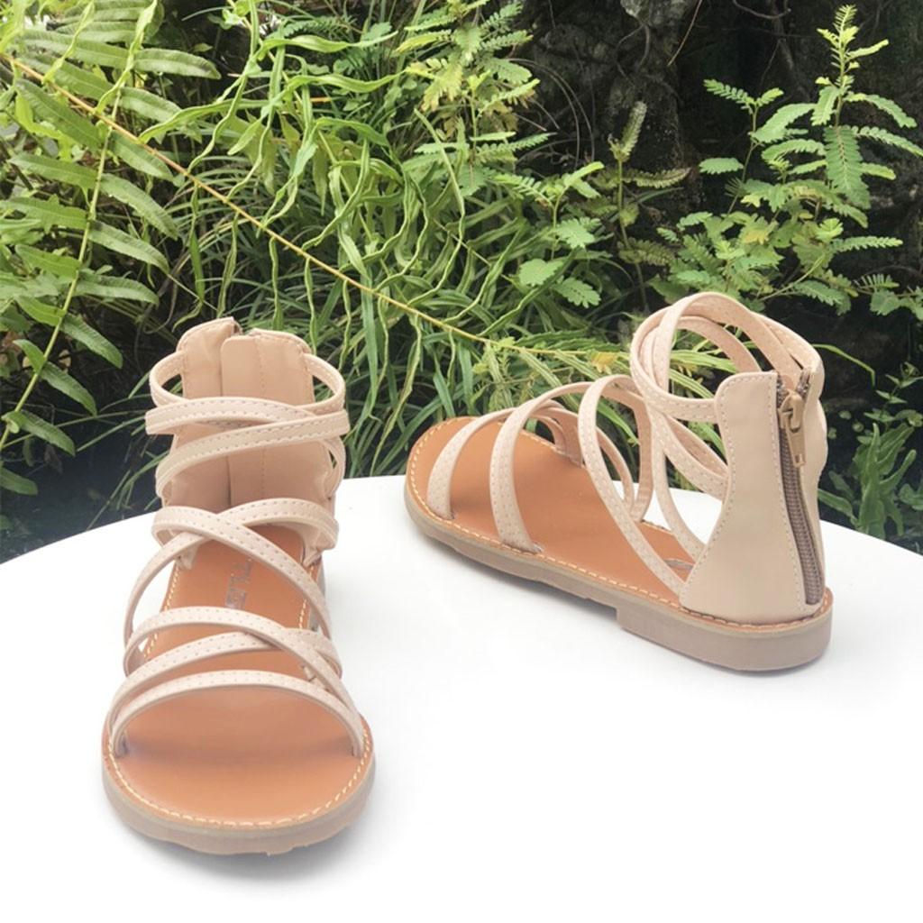 Sandal nữ kéo khóa hot trend 2020 trẻ trung năng động 21430