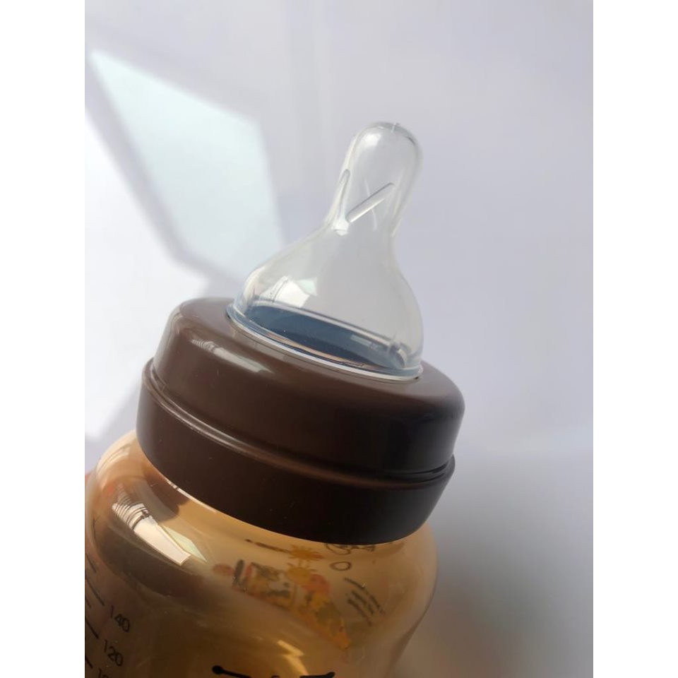 Bình sữa bằng nhựa PP Baby Kute cổ rộng 140ML chống sặc nhập khẩu từ Thái Lan