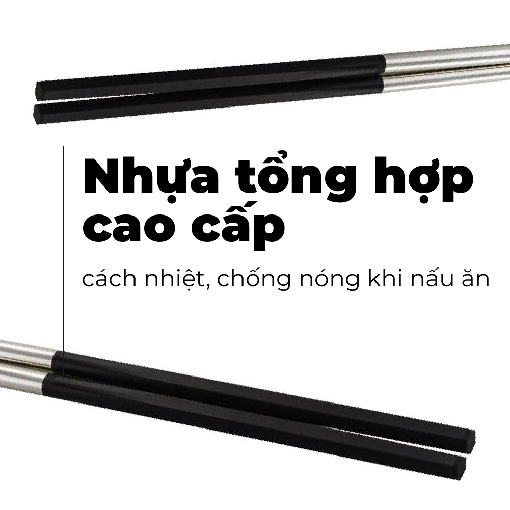 KAI - Select 100 - Đũa thép không gỉ - 33cm