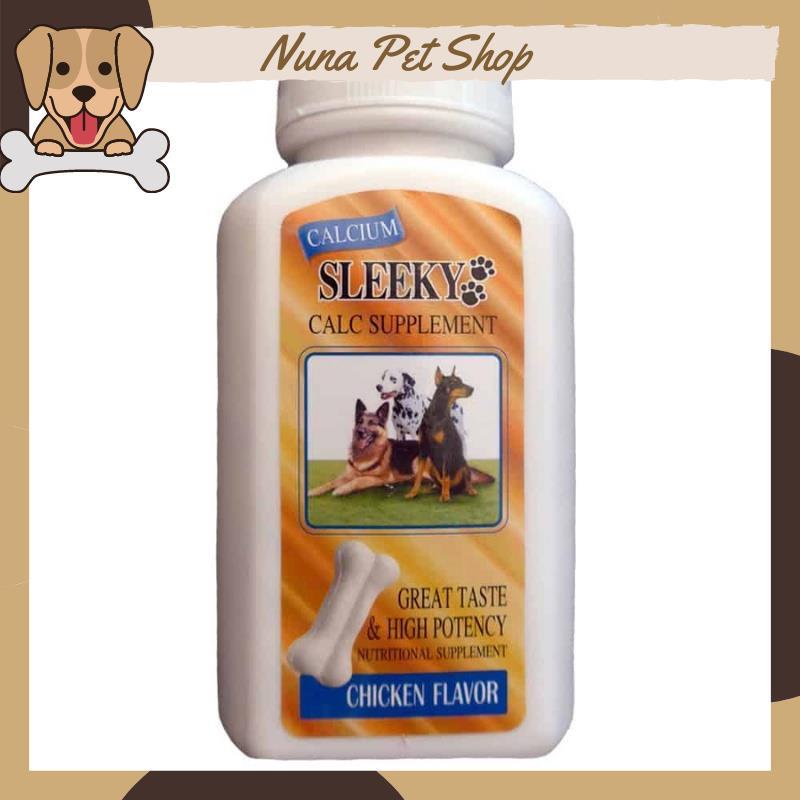 Canxi - Vitamin Thái Sleeky cho chó (Hộp 140 viên