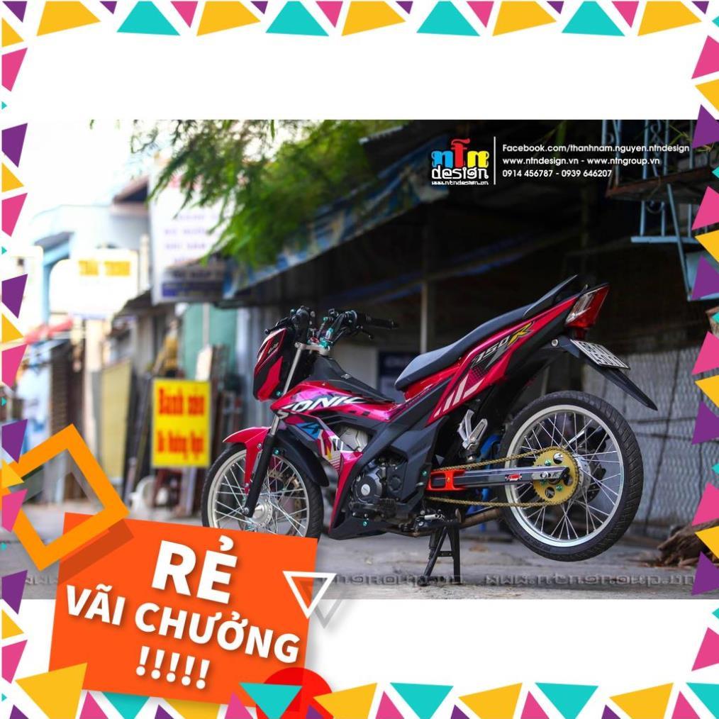 Tem Rời Sonic Mẫu Hồng Đen Xanh