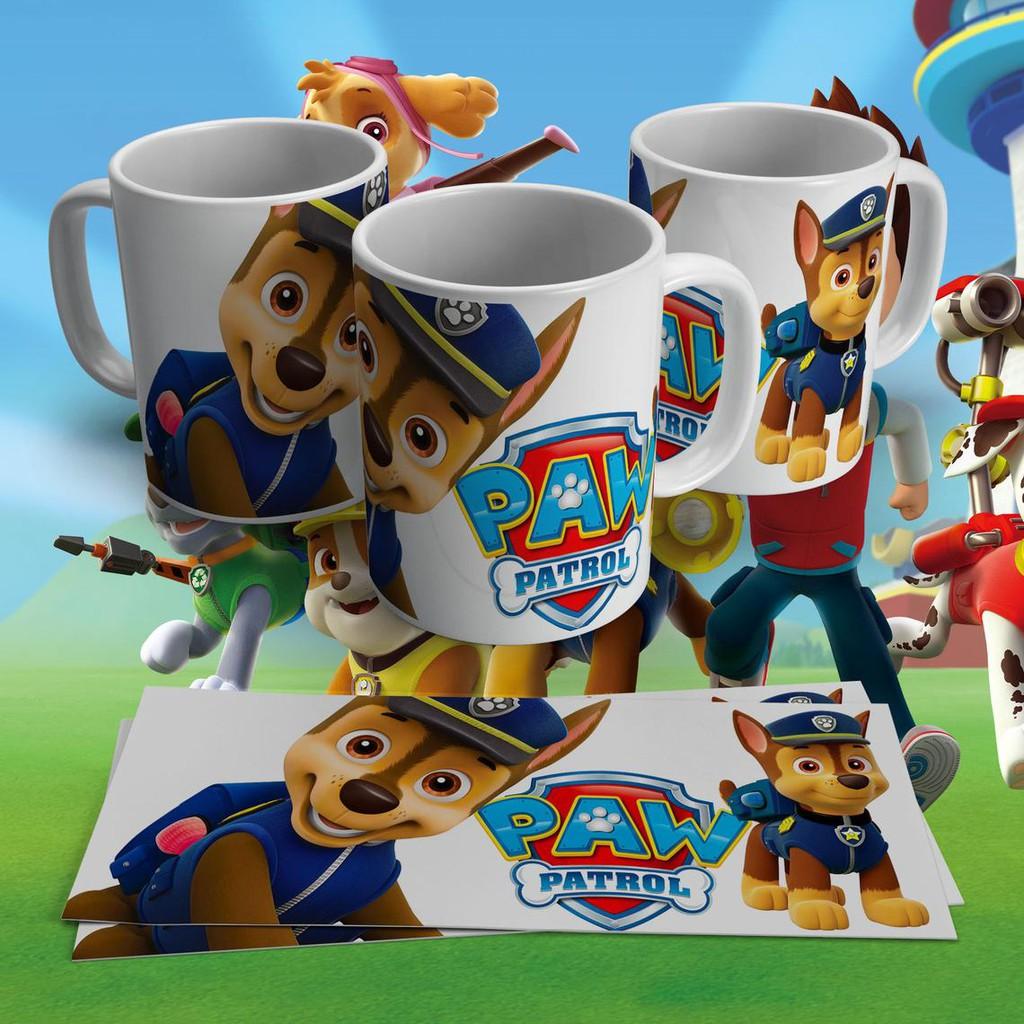 Cốc sứ cao cấp in hình đội chó cứu hộ Paw Patrol Mini