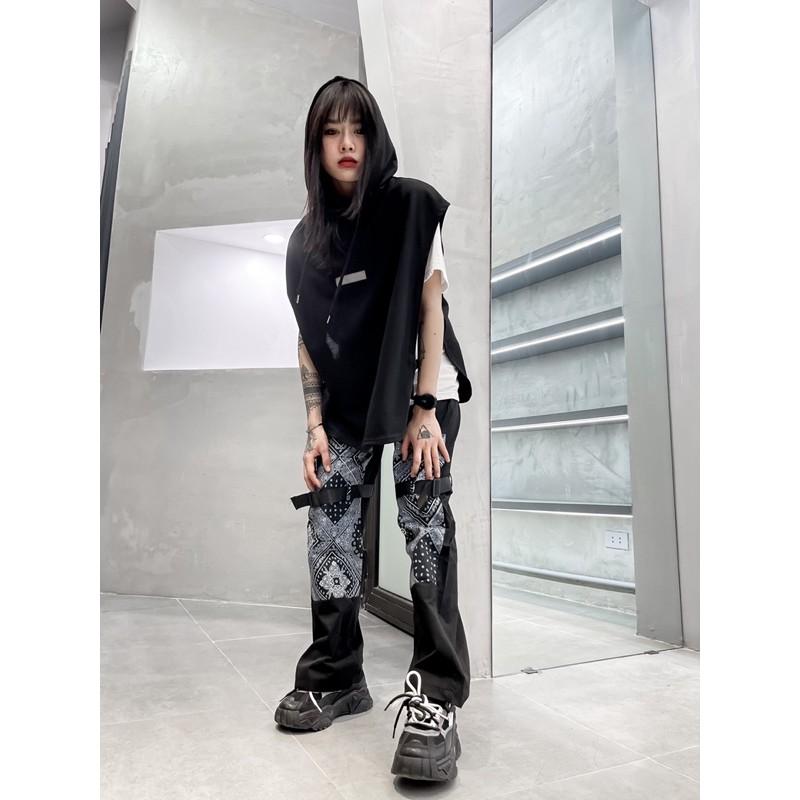 Áo hoodie sát nách phản quang