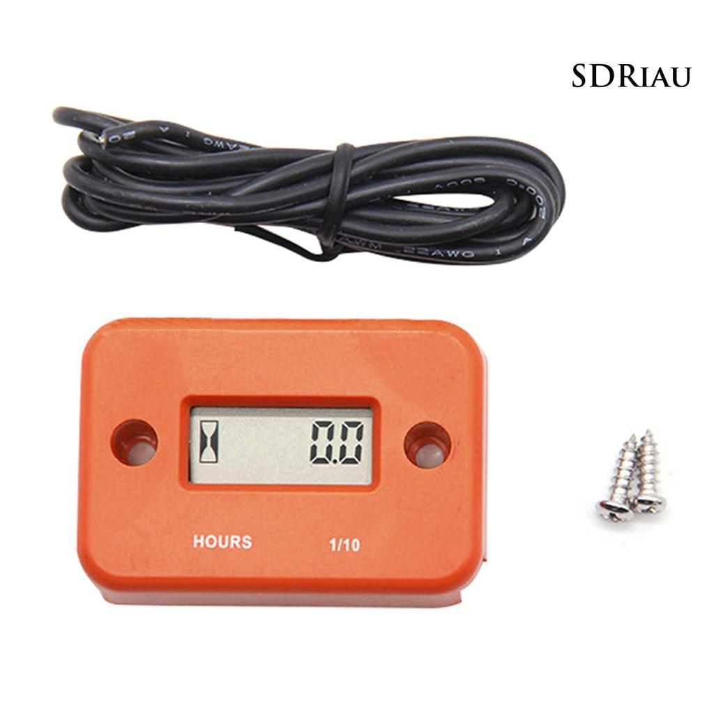 Đồng Hồ Hẹn Giờ Chống Thấm Nước Màn Hình Lcd Cho Xe Mô Tô