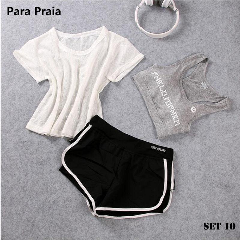 Cao Cấp Bộ Ba Tập Yoga Bộ Thể Thao Dành Cho Nữ Áo Bra Thể Thao Thể Dục Quần Áo Nữ Thể Thao Tập Gym Tập Thể Crop Top phụ Nữ