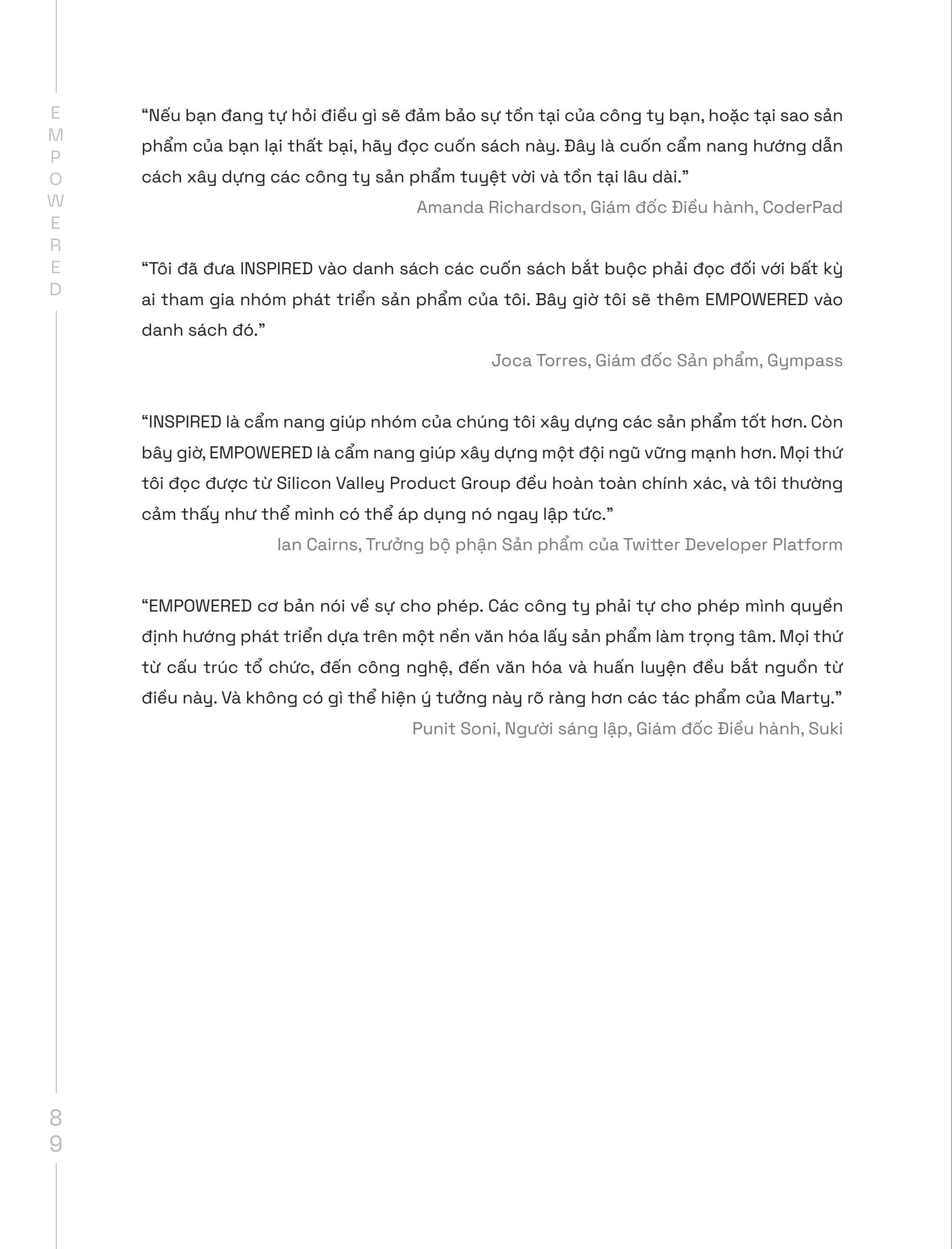 Empowered - Khai Phóng Tiềm Năng Nhân Lực, Sản Phẩm Công Nghệ Đột Phá