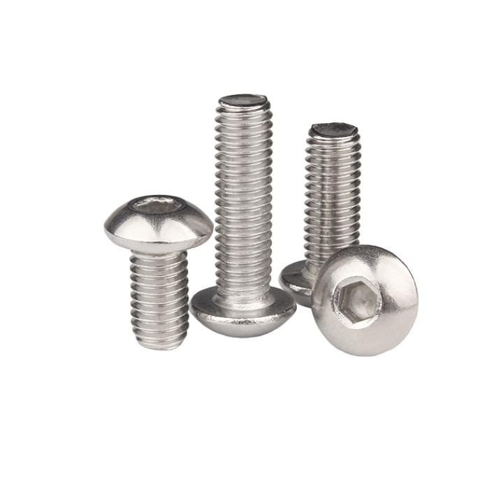 50 con Ốc vít M3 đầu nấm lỗ lục giác bằng thép không gỉ inox 304/316 - tặng kèm lục lăng