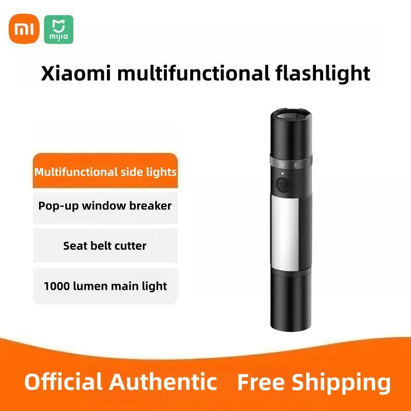 Xiaomi Mijia đa chức năng Zoomable siêu sáng ngọn đuốc cửa sổ Breaker vành đai an toàn cắt xe khẩn cấp ánh sáng dẫn đèn pin
