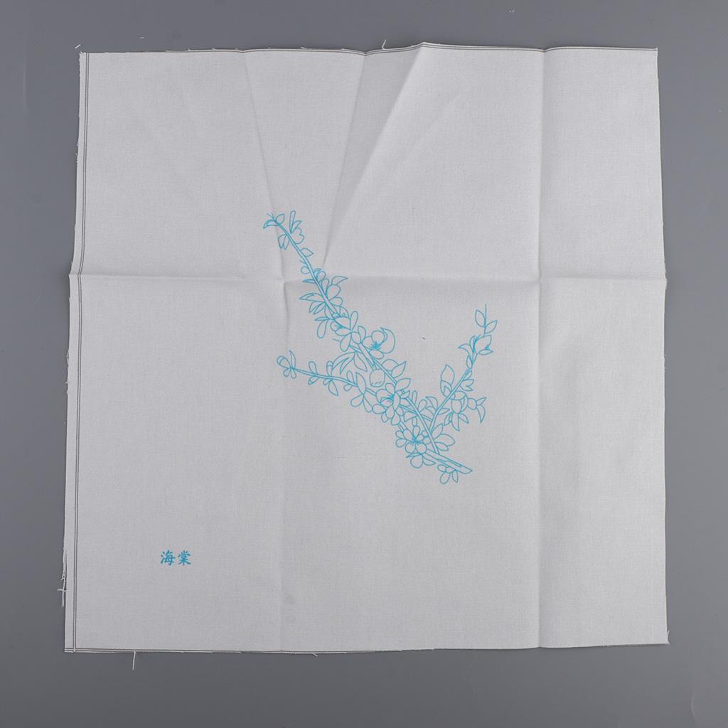 DIY Ribbon Flower Embroidery Starter Frame Set Cross Stitch