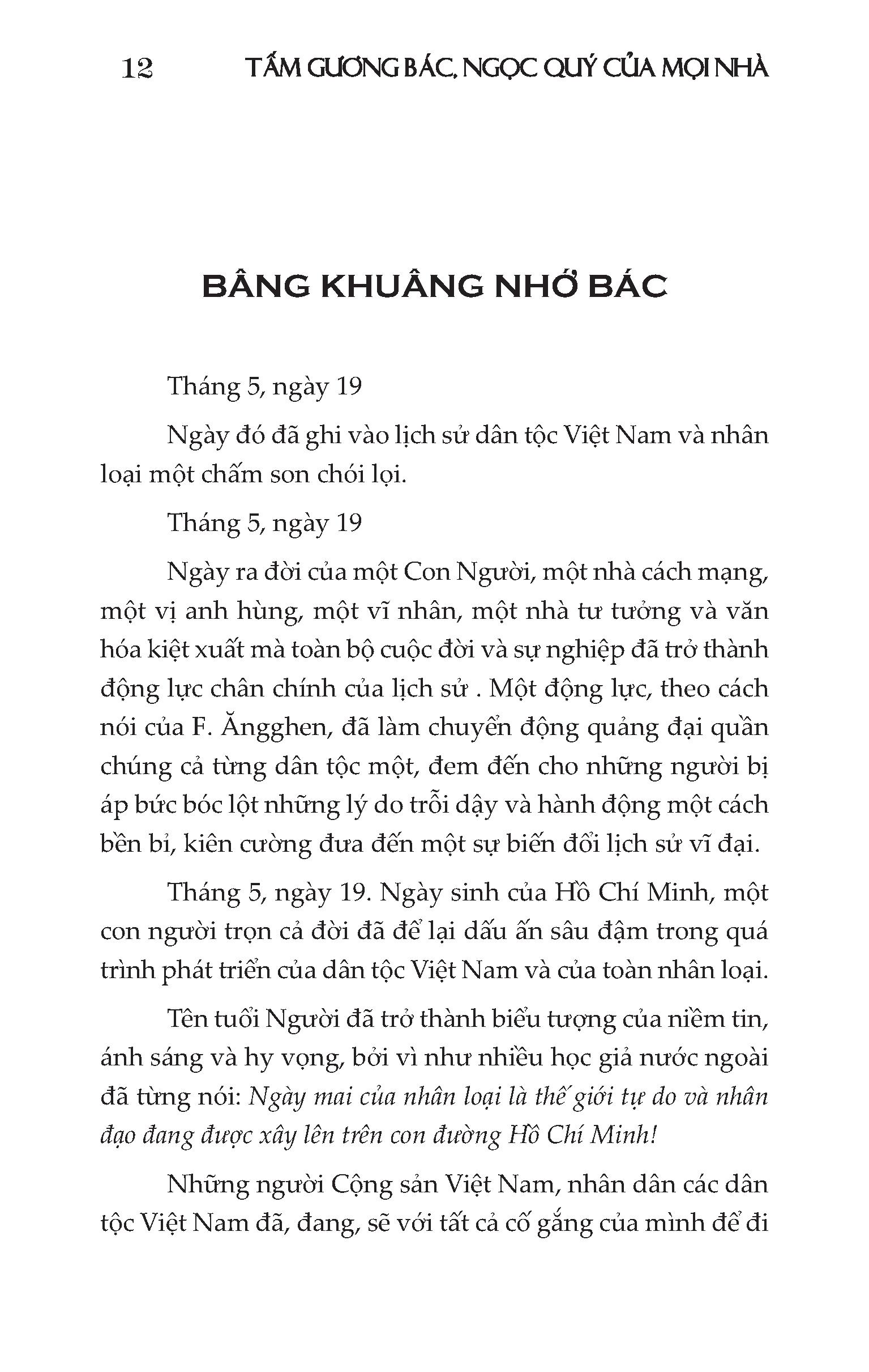 Tấm Gương Bác - Ngọc Quý Của Mọi Nhà: Học Bác Để Làm Người