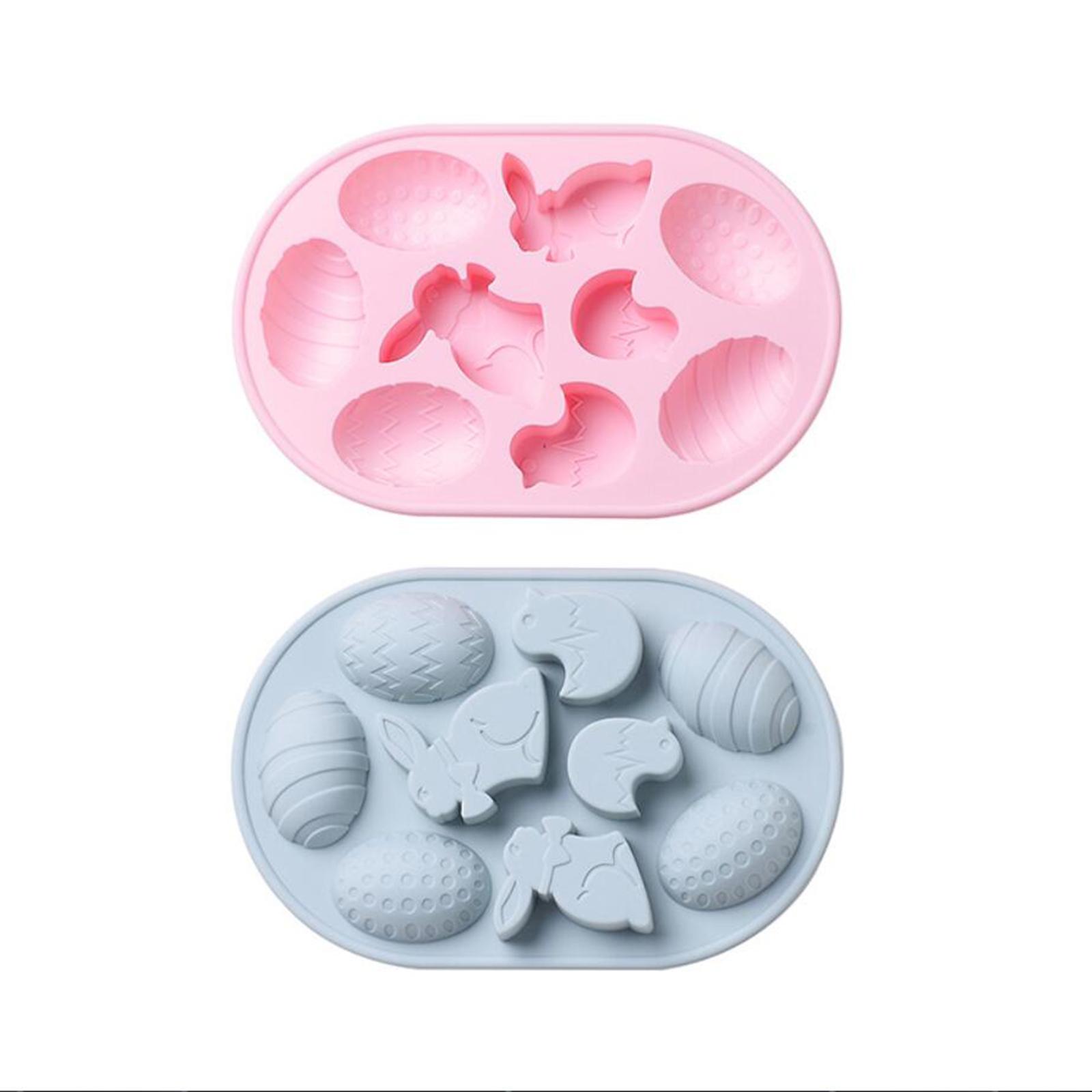 Silicone Chocolate Mold Candy Cookie Cake Baking Mould DIY Jelly Mold Pink