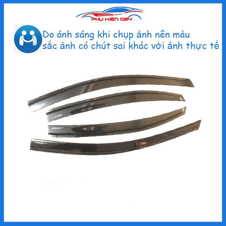Vè mưa Vios 2018-2019-2020 vè đen che mưa bảo vệ trang trí xe