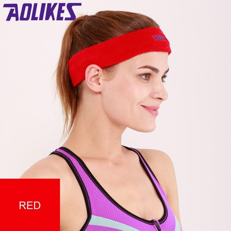 Băng Đô Thể Thao Headband Thấm Chặn Mồ Hôi, Băng Trán Nam Nữ Tập Gym Chơi Thể Thao Aolikes