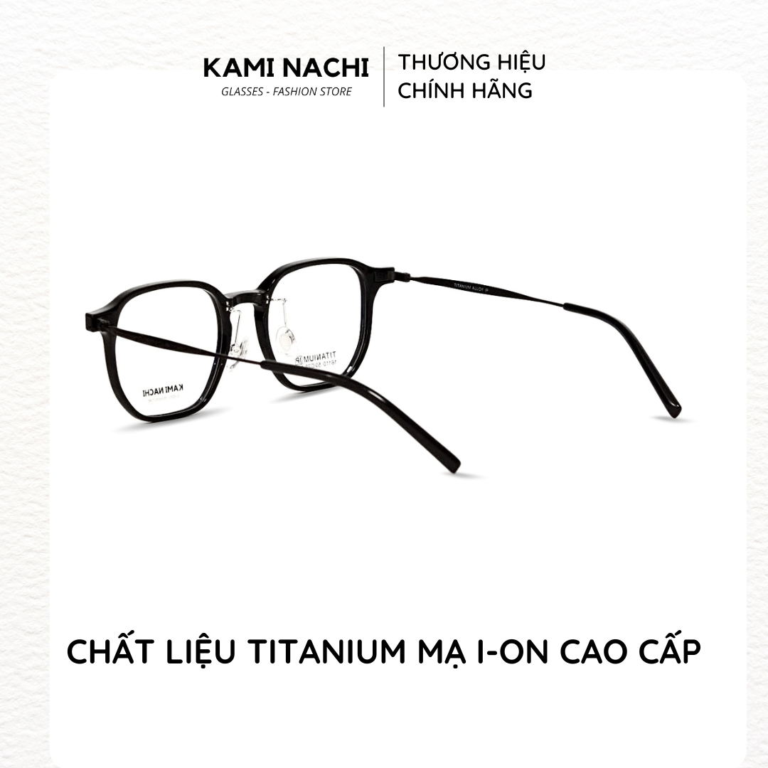 Gọng kính The Angel phiên bản Yuri chất liệu Titanium mạ I-on mã 16110X KAMI NACHI