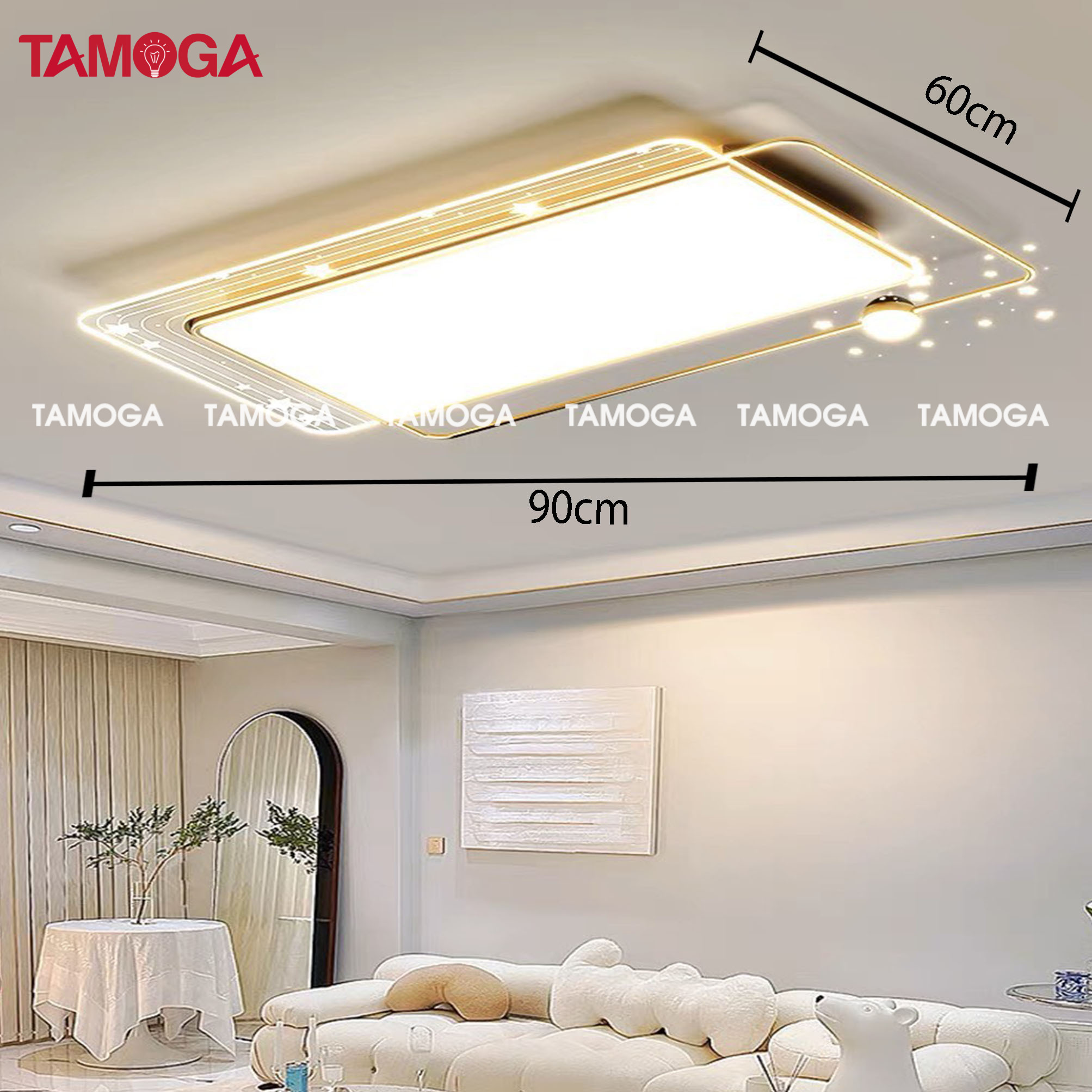 Đèn ốp trần trang trí TAMOGA JUHIMI 1258